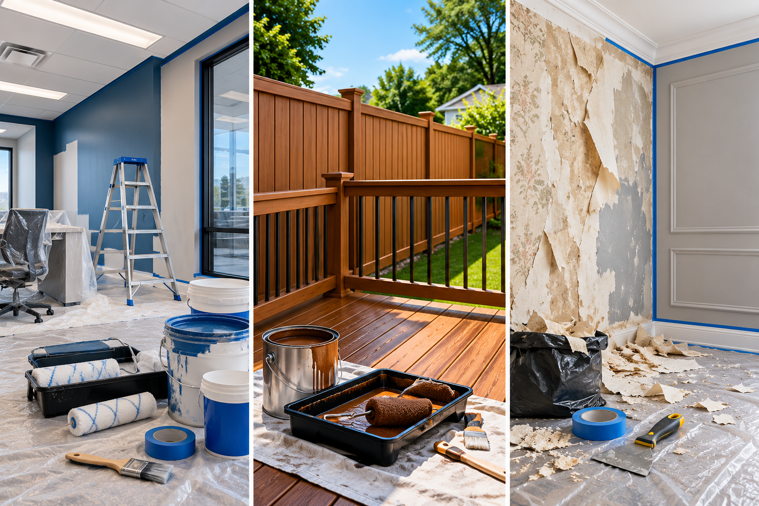 Wallpaper Removal & Specialty Painting